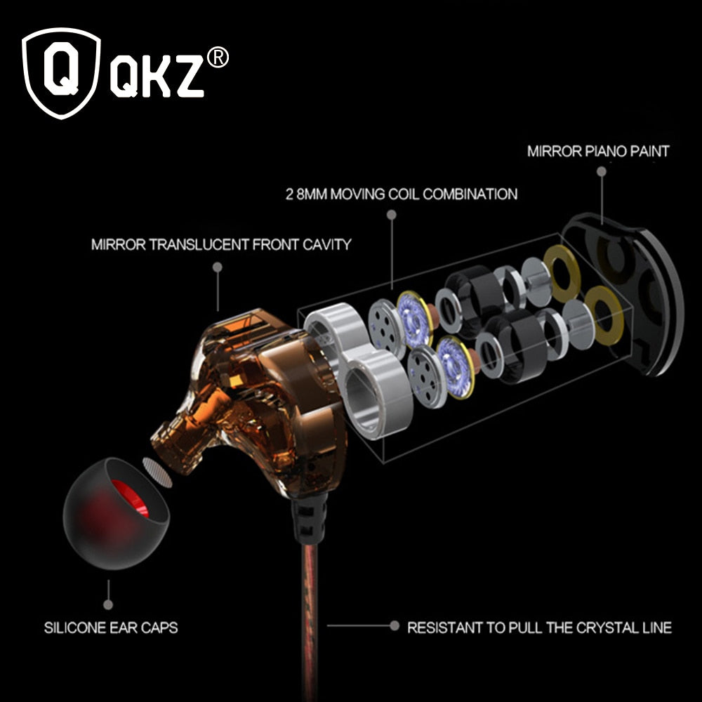 Dual Driver Wired Earphones for Clear Bass & Detail