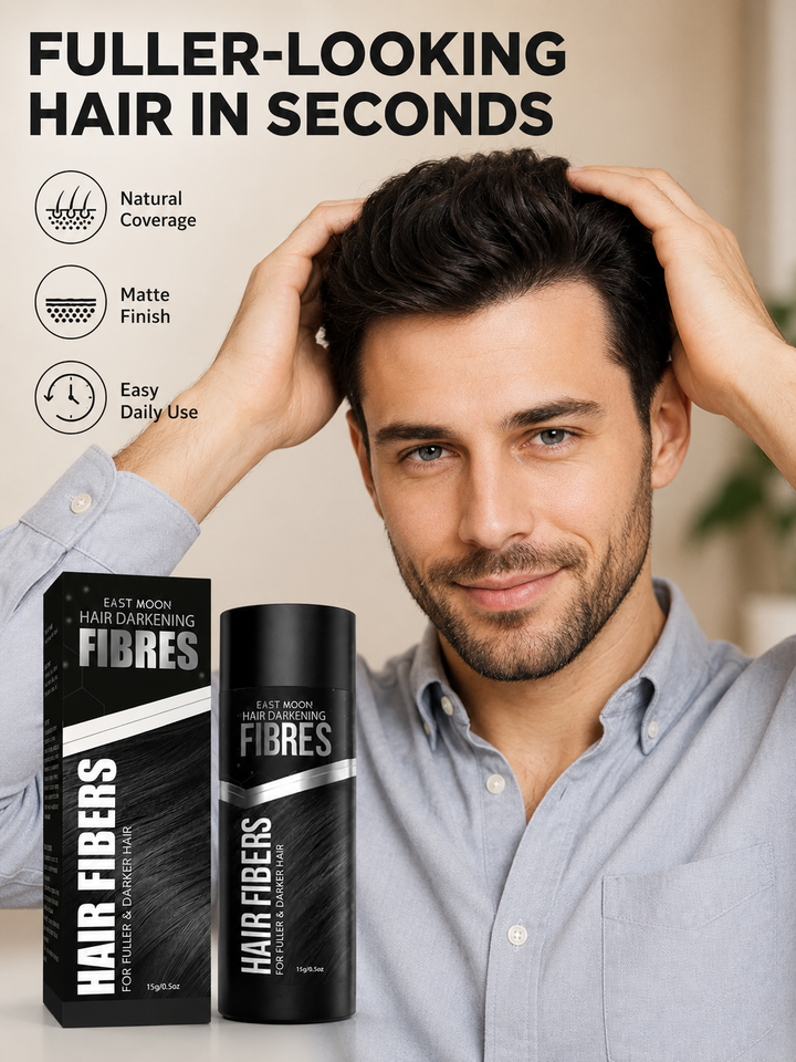 Hair Thickening Fiber Powder — Instant Coverage