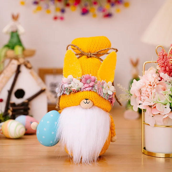 Easter Rabbit Gnome Decoration for Cheerful Spring