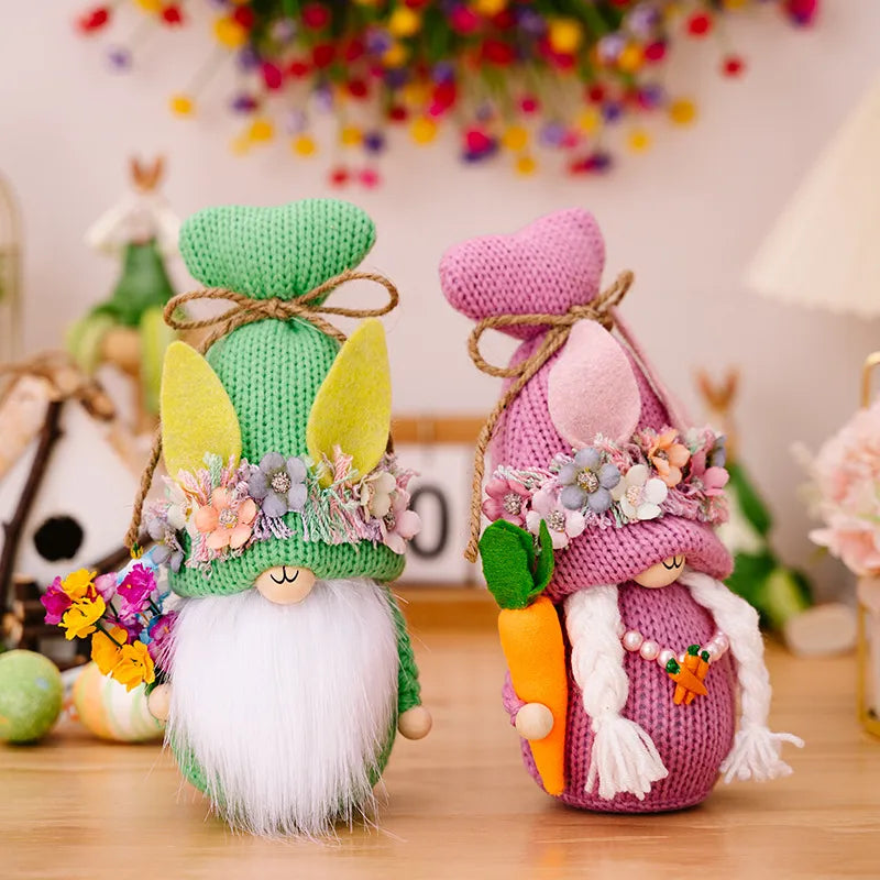 Easter Rabbit Gnome Decoration for Cheerful Spring