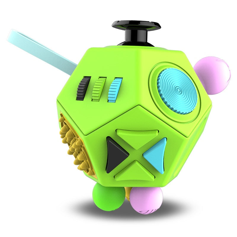 12-Sided Fidget Toy for ADHD Focus & Stress Relief