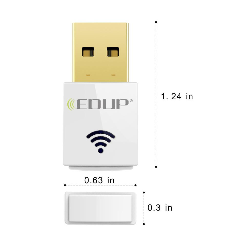 USB WiFi Adapter for PC: Dual Band 600Mbps Wireless