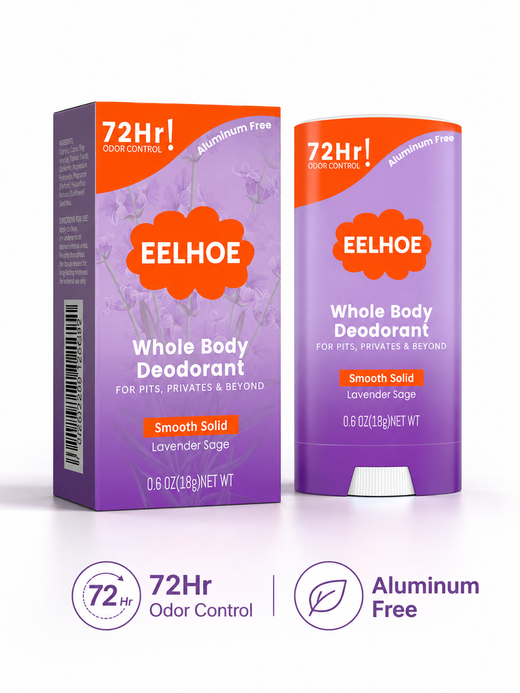 Whole Body Deodorant Stick — 72-Hour Aluminum-Free Odor