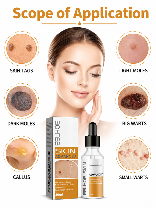 EELHOE Wart & Skin Tag Removal Serum — No Scar