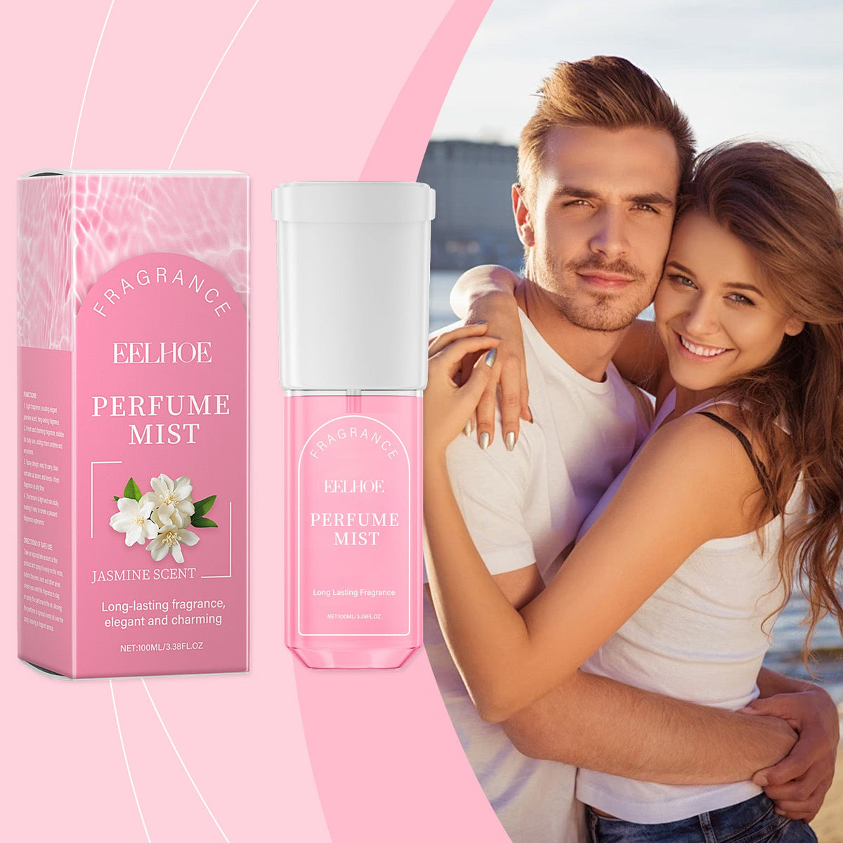 Jasmine Body Perfume Spray for Fresh, Light Scent