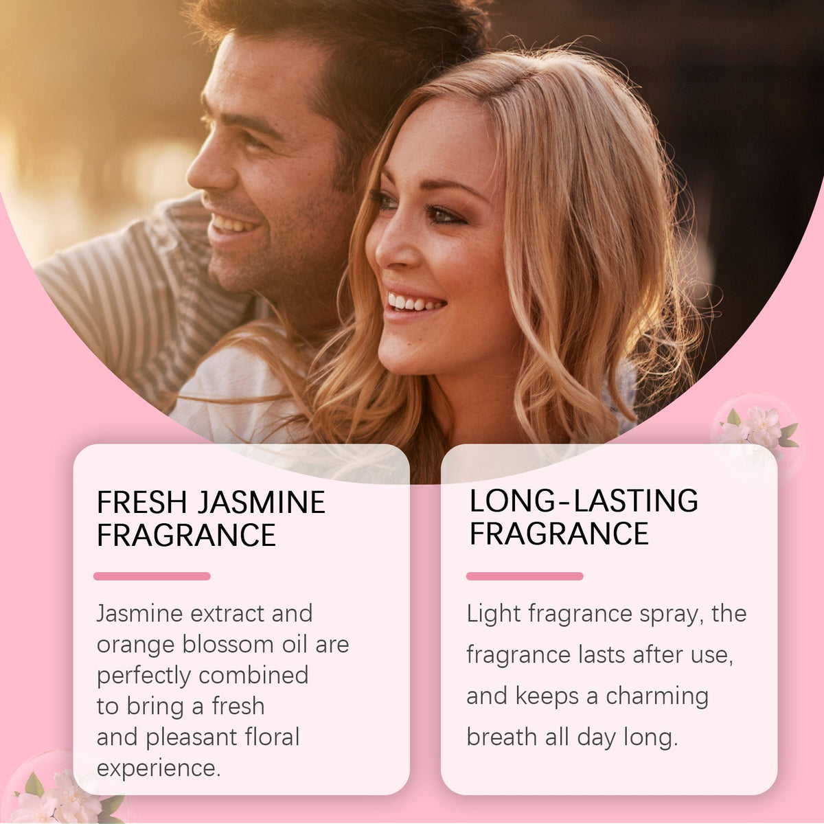Jasmine Body Perfume Spray for Fresh, Light Scent