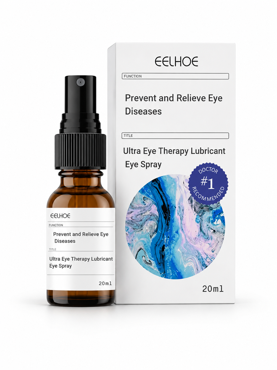 Eye Lubricant Spray — Immediate Relief from Dryness & Redness