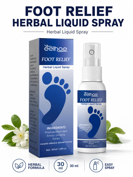 Foot Relief Herbal Spray — Soothe Itching, Cracking