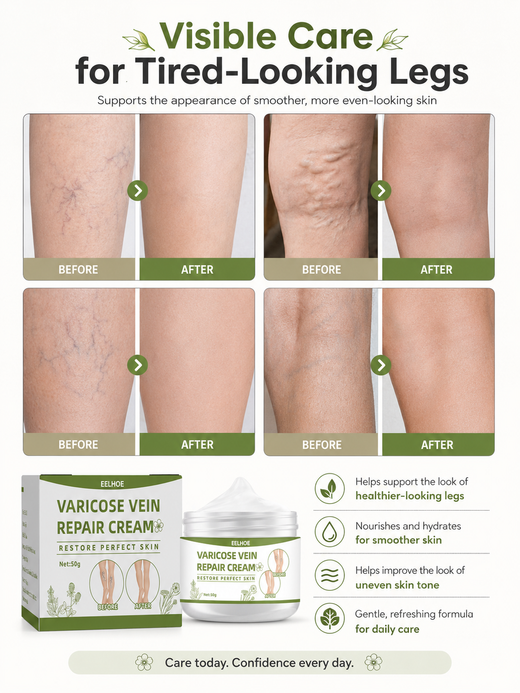 Varicose Vein Repair Cream — Reduces Spider Vein Appearance