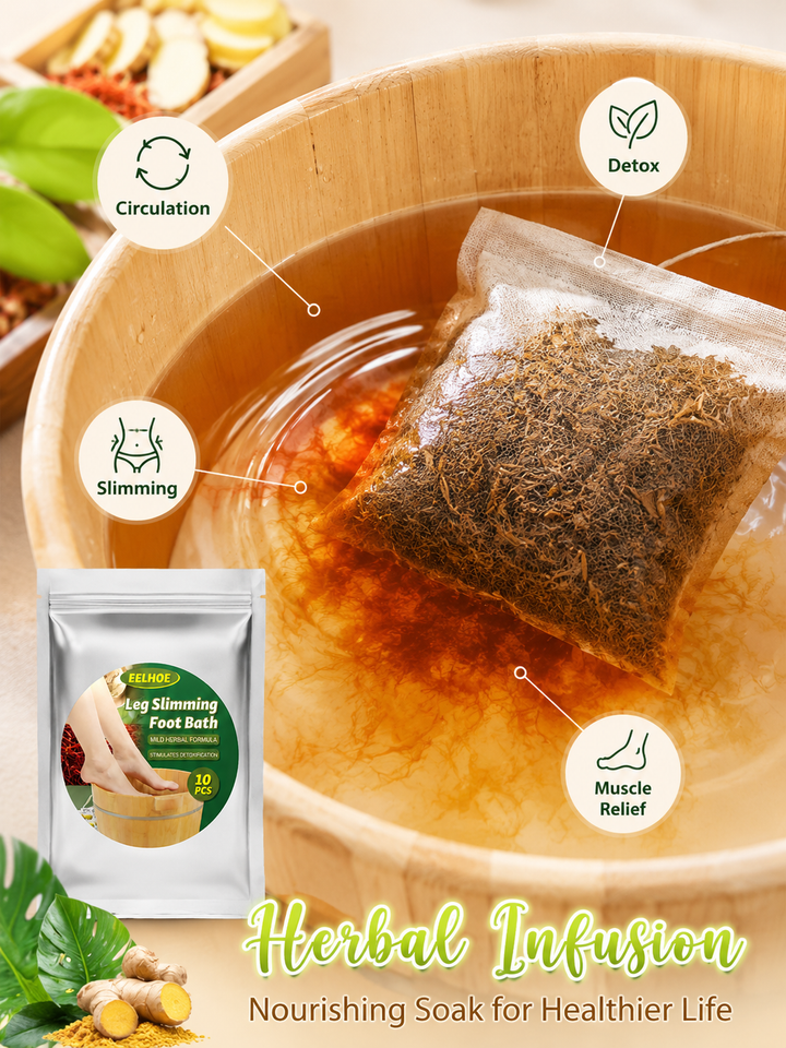 EELHOE Herbal Leg Slimming Foot Bath Soak — 10 Sachets