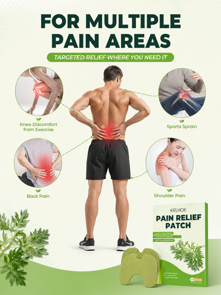 EELHOE Wormwood Pain Relief Patch — 10-Pack