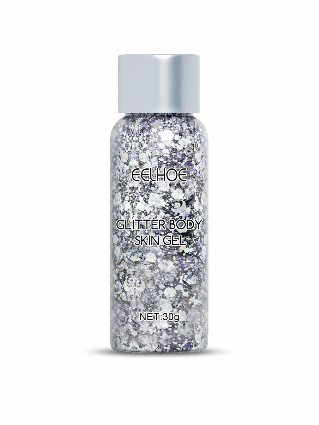 EELHOE Glitter Body Gel — Holographic Sequin Shimmer