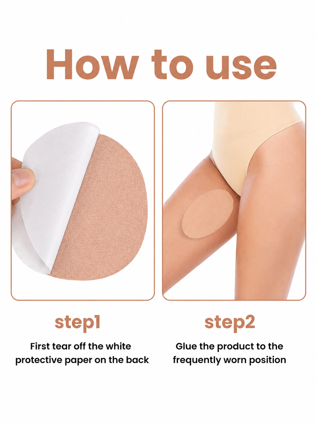 EELHOE Inner Thigh Anti-Chafe Patch — 6pc Invisible