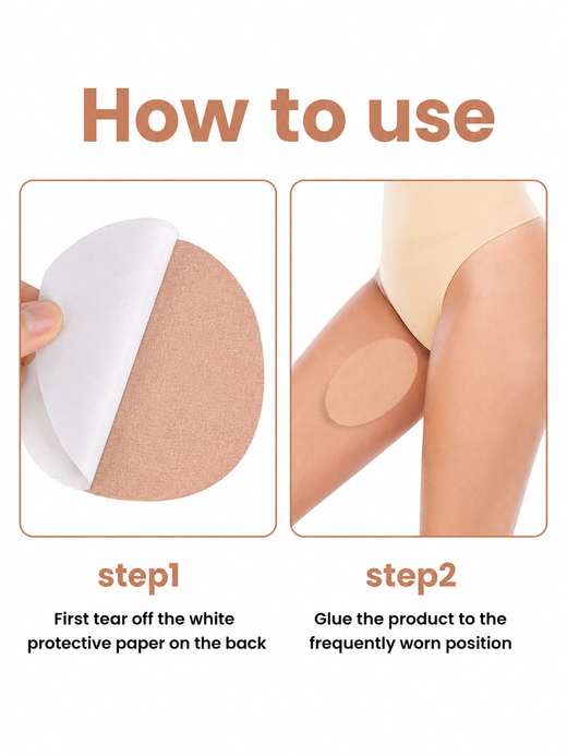 EELHOE Inner Thigh Anti-Chafe Patch — 6pc Invisible