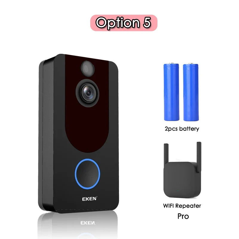 Wireless Video Doorbell Camera with 1080P Night Vision