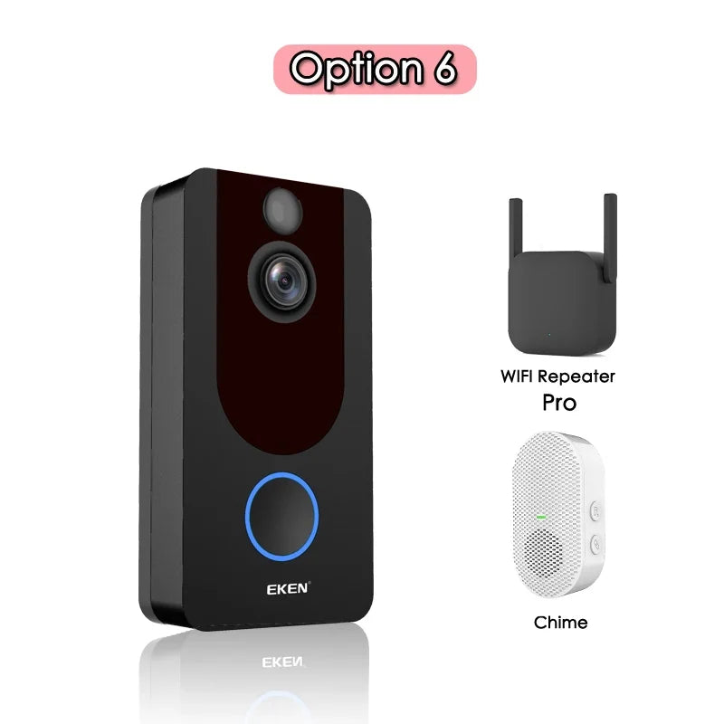 Wireless Video Doorbell Camera with 1080P Night Vision