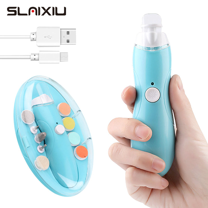 Baby Nail Trimmer With Nightlight, 9 Grinding Heads