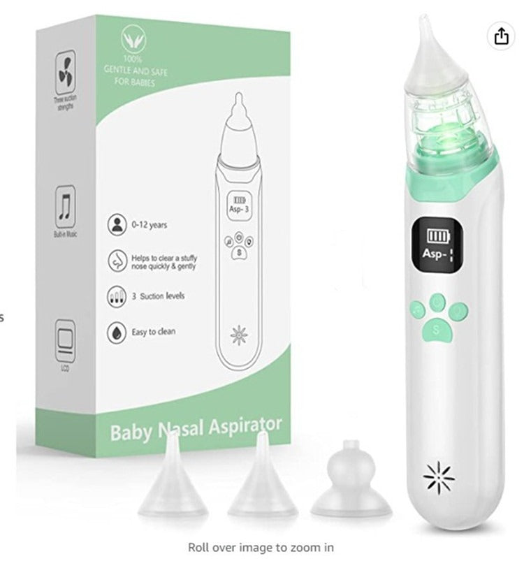 Electric Baby Nasal Aspirator for Gentle Congestion