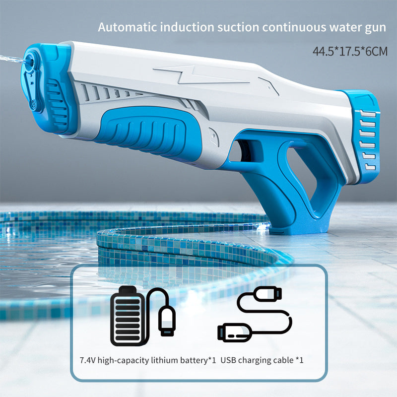 Electric Water Gun Toy With Continuous Spray Action