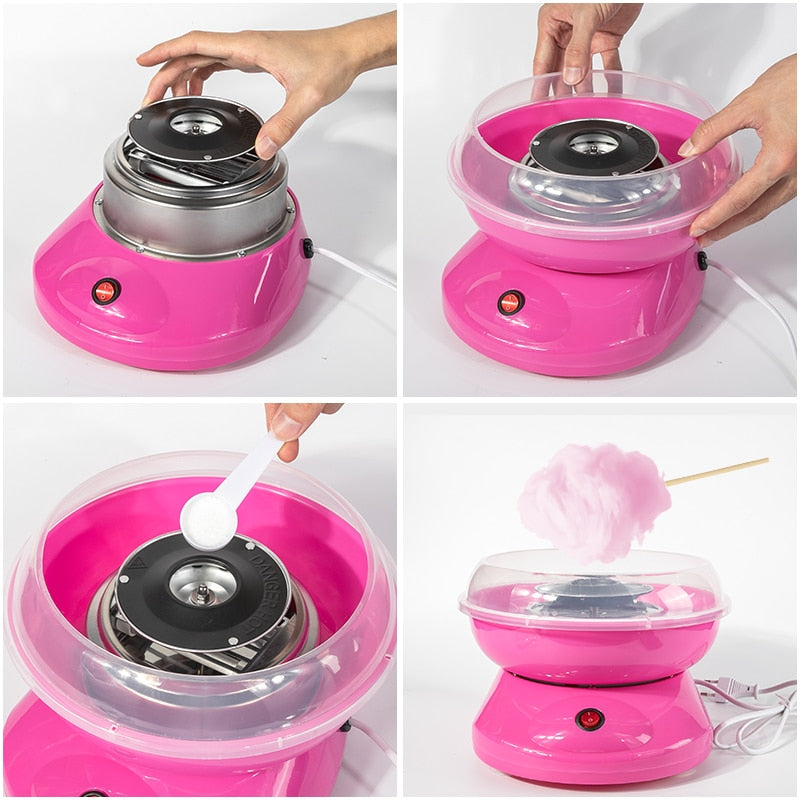 Electric Cotton Candy Maker for Kids' Parties at Home