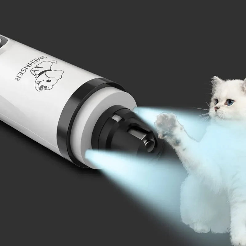 Dog Nail Grinder With Adjustable Speeds And LED Light