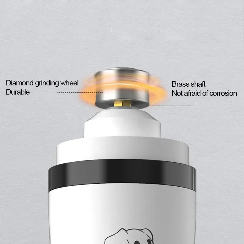 Dog Nail Grinder With Adjustable Speeds And LED Light