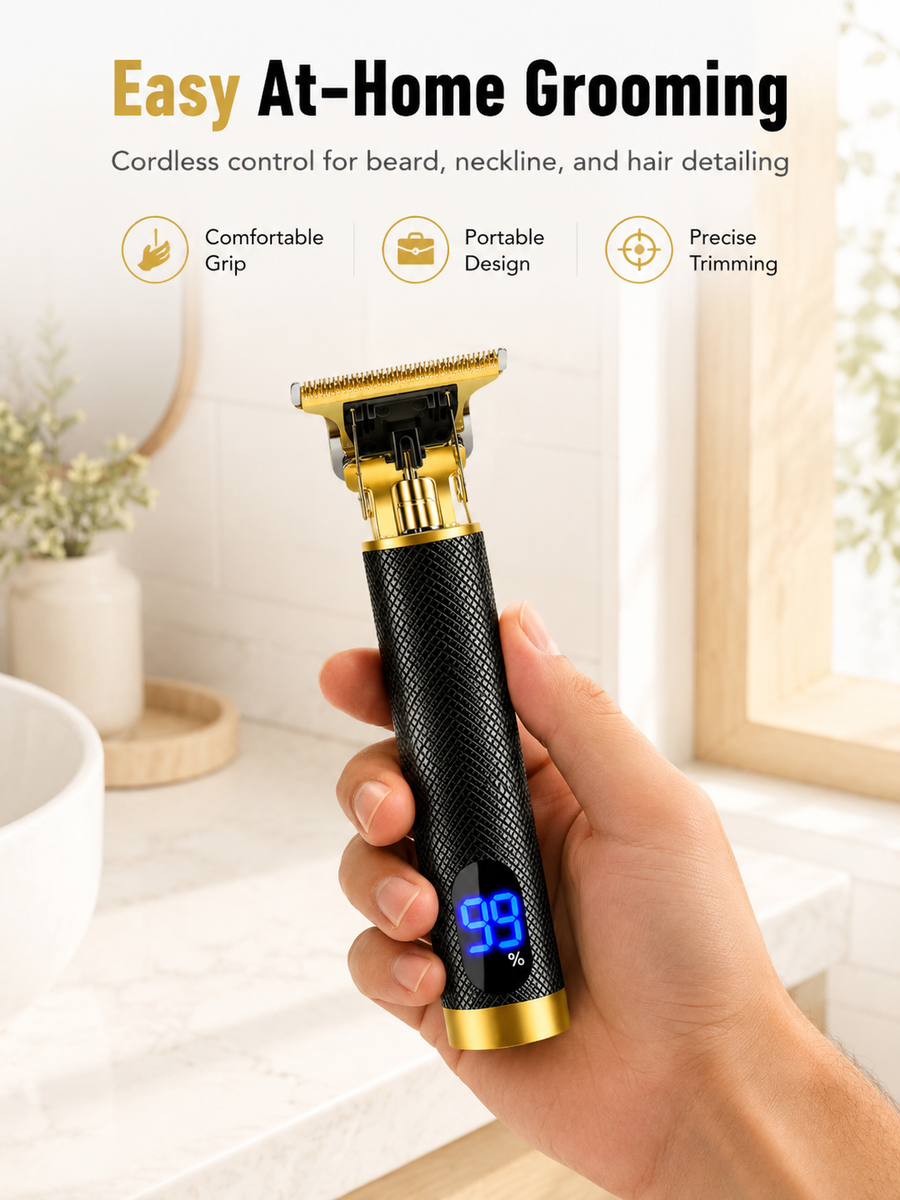 Electric Hair Clippers for Men — Nanotitanium Fade Blade