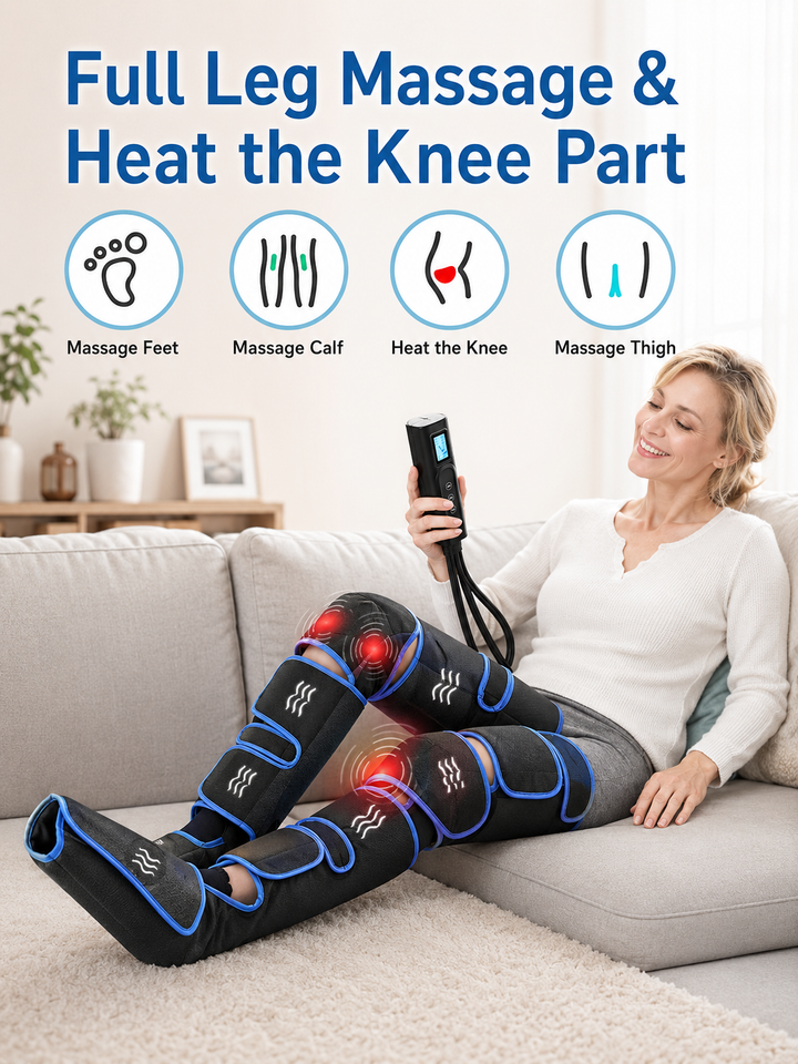 Electric Heated Muscle Relax Pain Relief foot knee calf