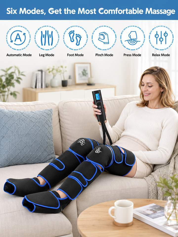 Electric Heated Muscle Relax Pain Relief foot knee calf