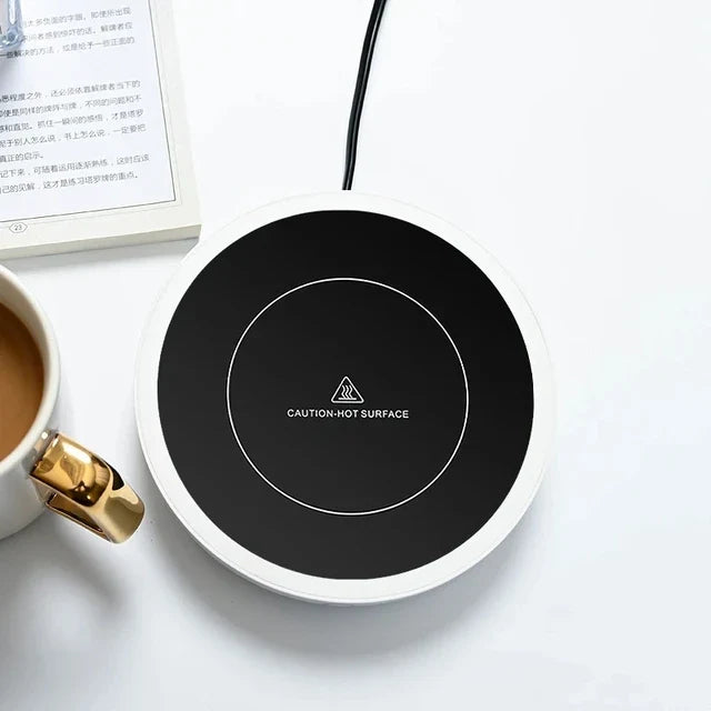 Electric Coaster Warmer for Coffee at a Steady 80°C