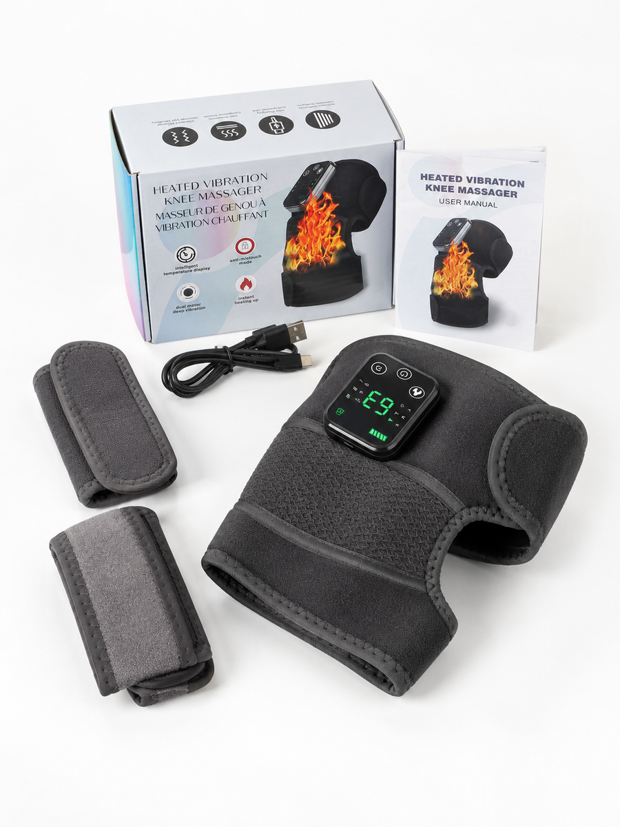 Heated Vibration Massage Wraps for Knee Shoulder Elbow