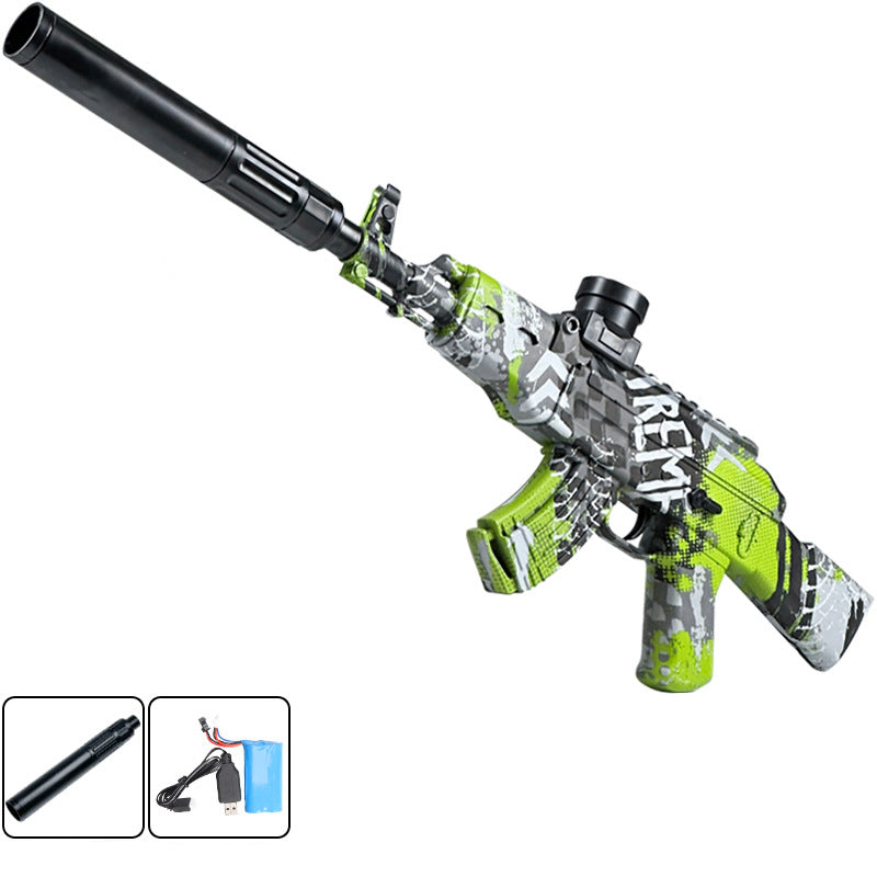 Electric AK Toy Blaster for Continuous Soft-Bullet Play