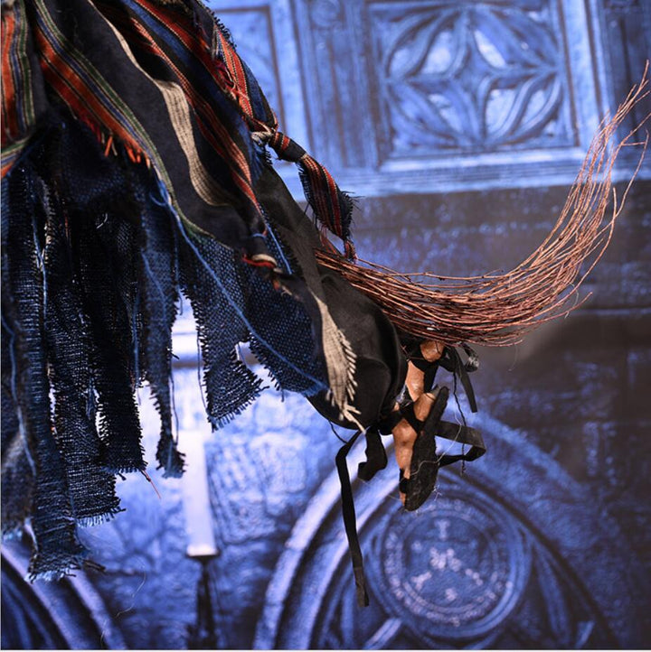 Hanging Witch Ghost Halloween Decoration With Lights