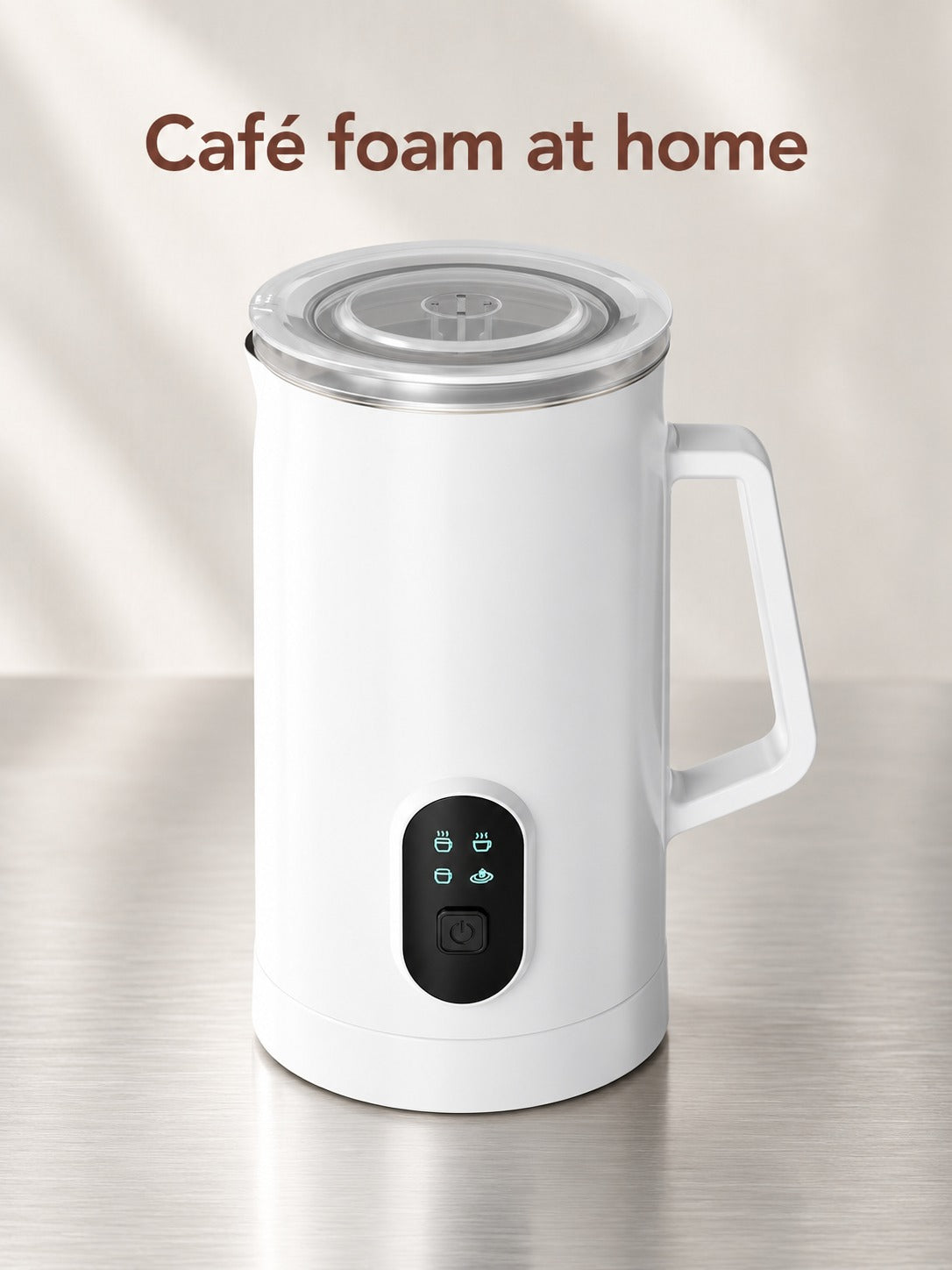 Electric Milk Frother for Café-Style Foam at Home