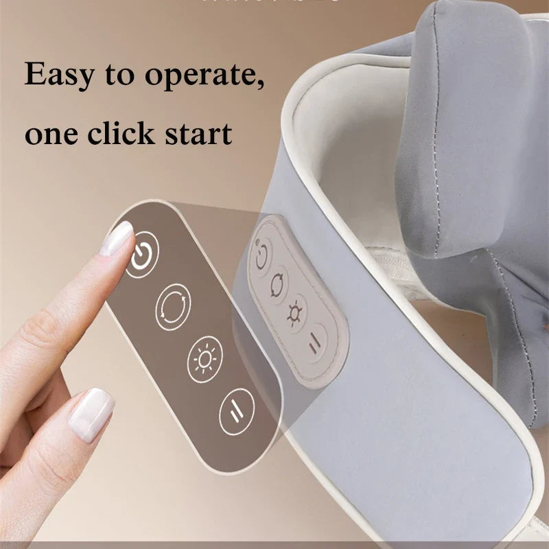 Electric Neck Massager Shawl with Heat and Shiatsu