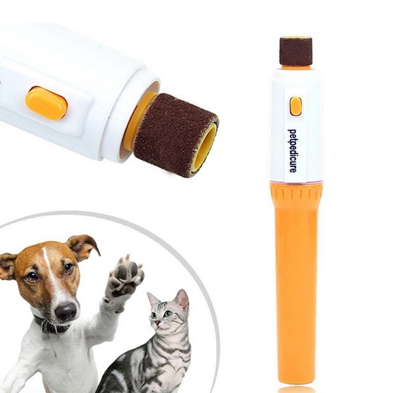 Electric Pet Nail Grinder for Dogs and Cats, Quiet Filing