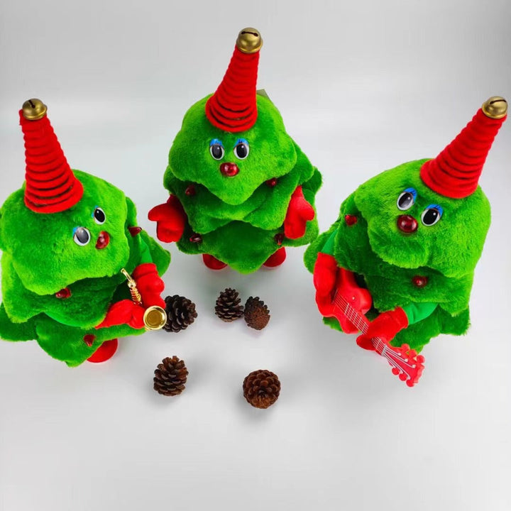 Dancing Christmas Tree Plush Toy for Festive Family Fun