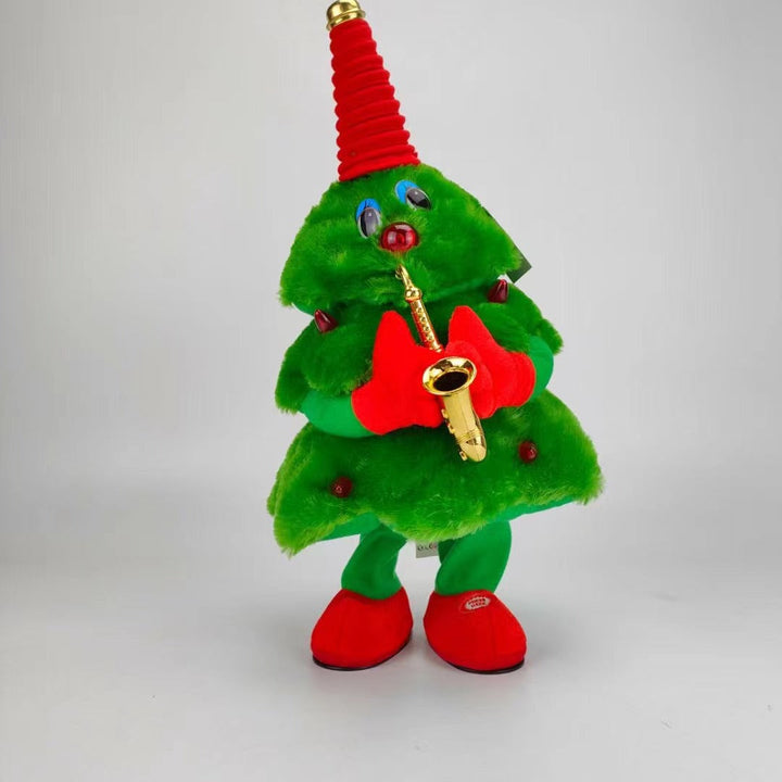 Dancing Christmas Tree Plush Toy for Festive Family Fun