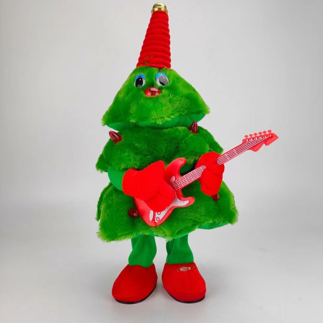Dancing Christmas Tree Plush Toy for Festive Family Fun