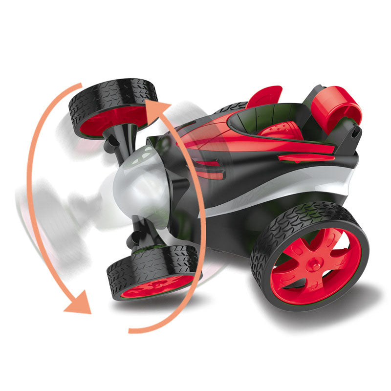 Remote-Controlled Stunt Car Toy for Flips and Spins
