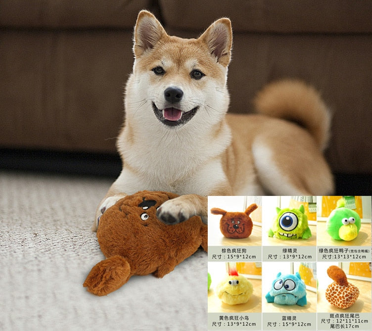 Automatic Plush Ball Dog & Cat Toy for Indoor Play