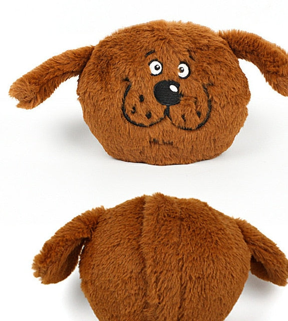 Automatic Plush Ball Dog & Cat Toy for Indoor Play