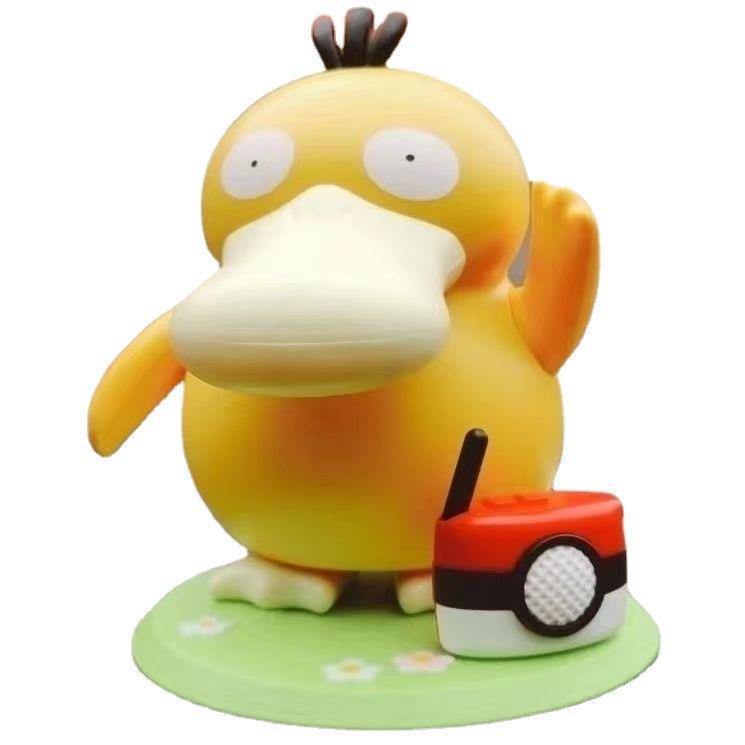Electric Duck Ornament with Waving Music-Box Charm
