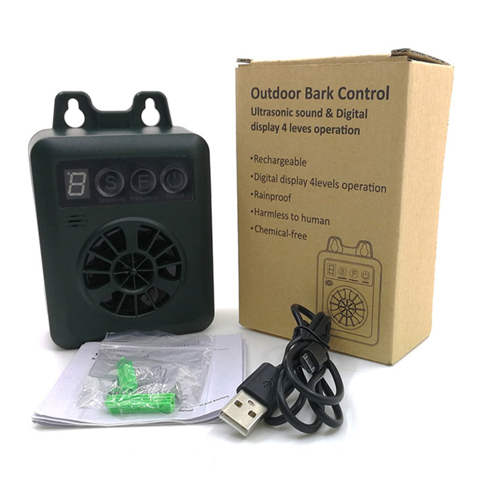 Ultrasonic Bark Control Device for Quieter Training