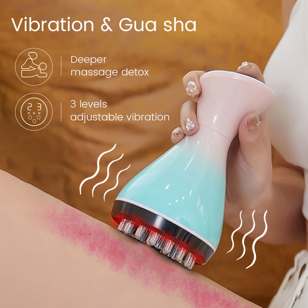 Electric Gua Sha Massager: Heat & Vibration Body Tool