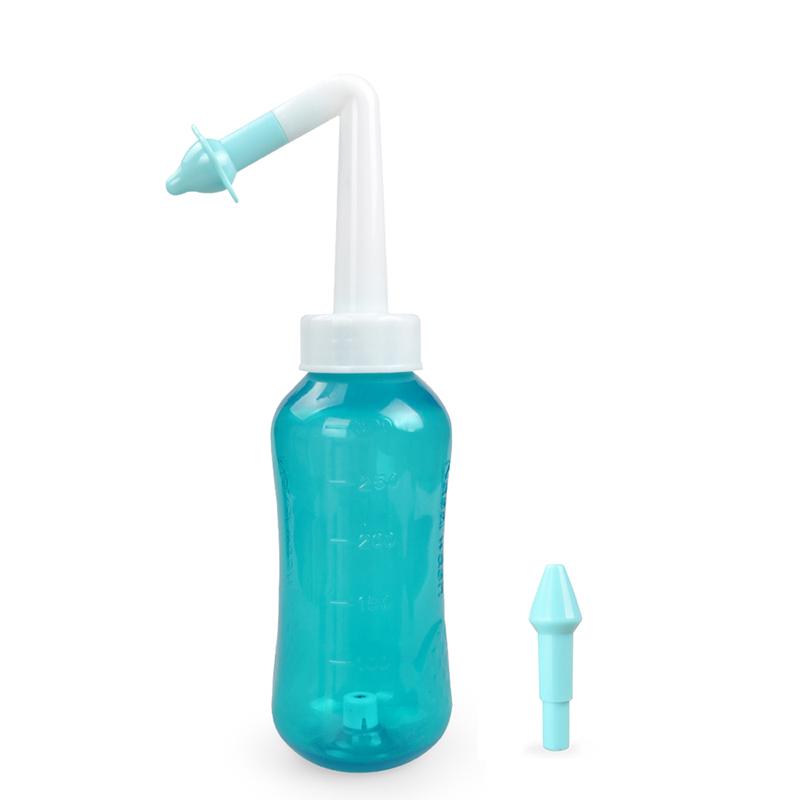 Nasal Irrigator Bottle 300ml with Angled Double Nozzle