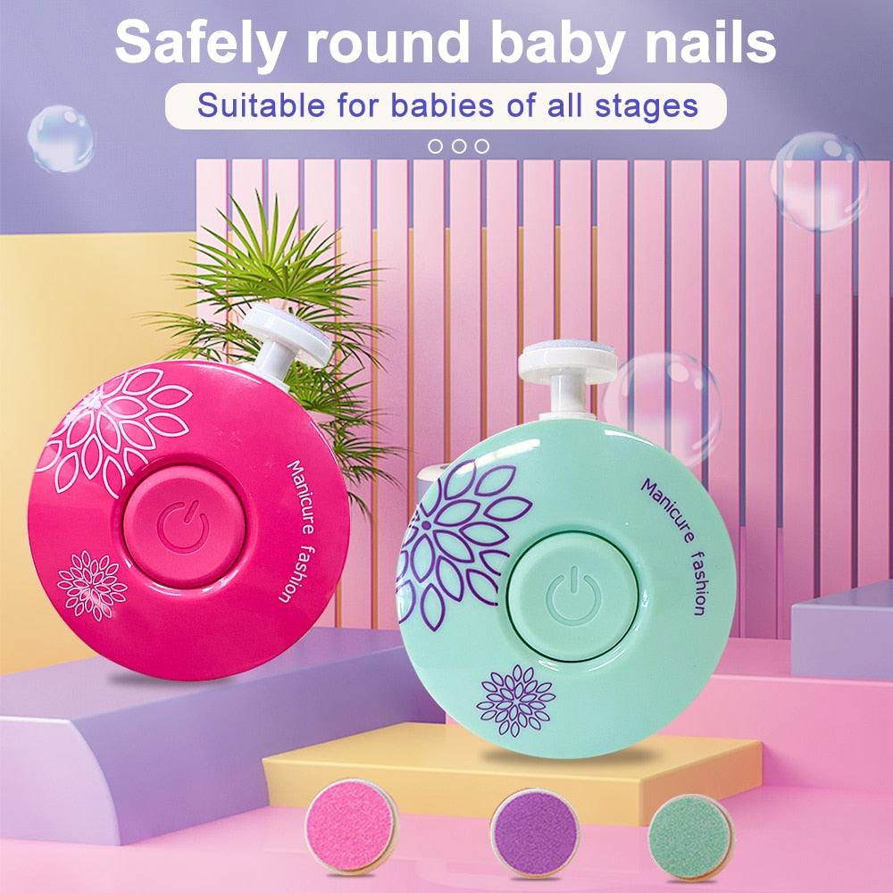 Electric Baby Nail Trimmer for Safe, Quiet Nail Care