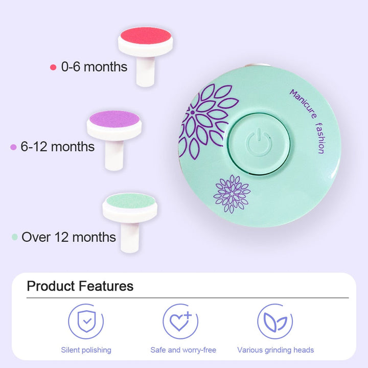 Electric Baby Nail Trimmer for Safe, Quiet Nail Care