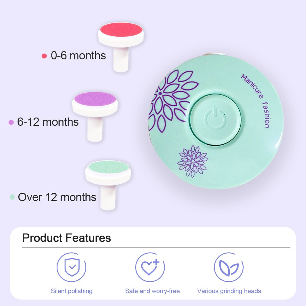 Electric Baby Nail Trimmer for Safe, Quiet Nail Care