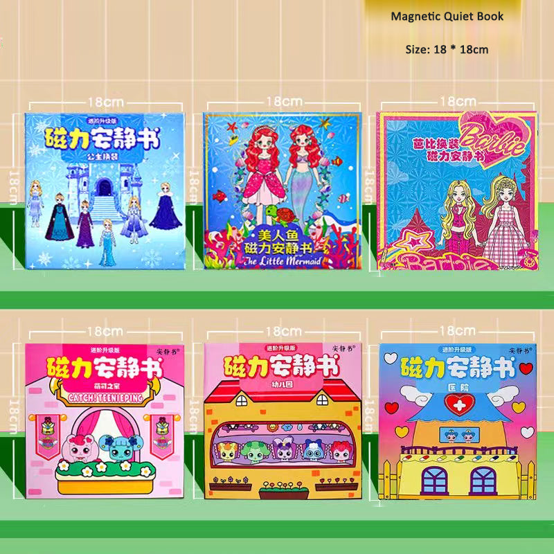 Princess Magnetic Quiet Book for Screen-Free Play